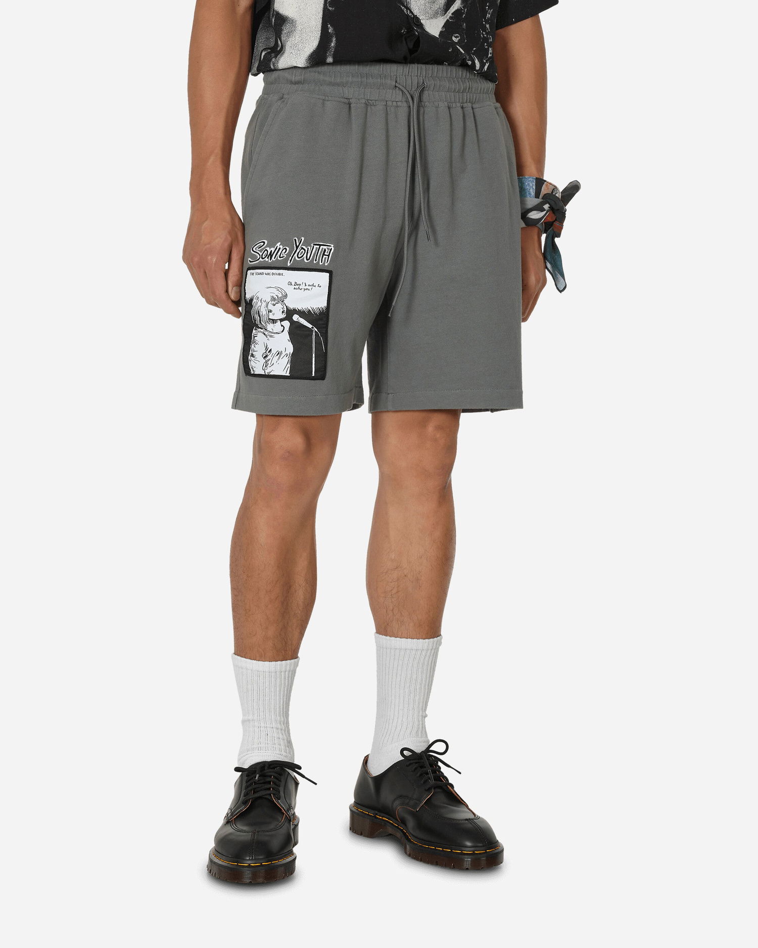 Къси панталони Pleasures Sonic x Singer Shorts Сиво | P23SY011 CHARCOAL, 0
