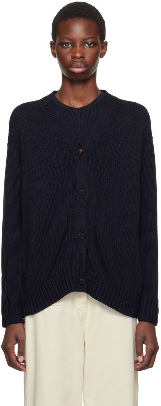 Пуловер Max Mara Max Mara Lukas Knit Cardigan Тъмно синьо | 2429346051600, 0