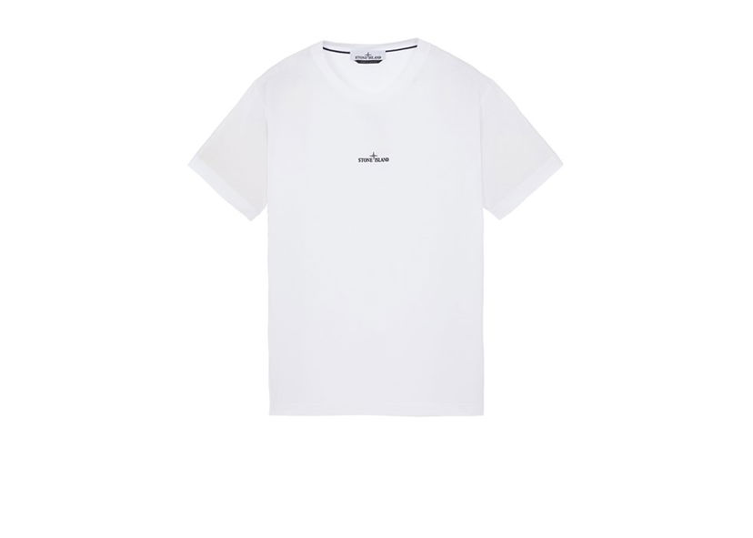 Тениска Stone Island Institutional One Print T-shirt Бяло | 2NS89
