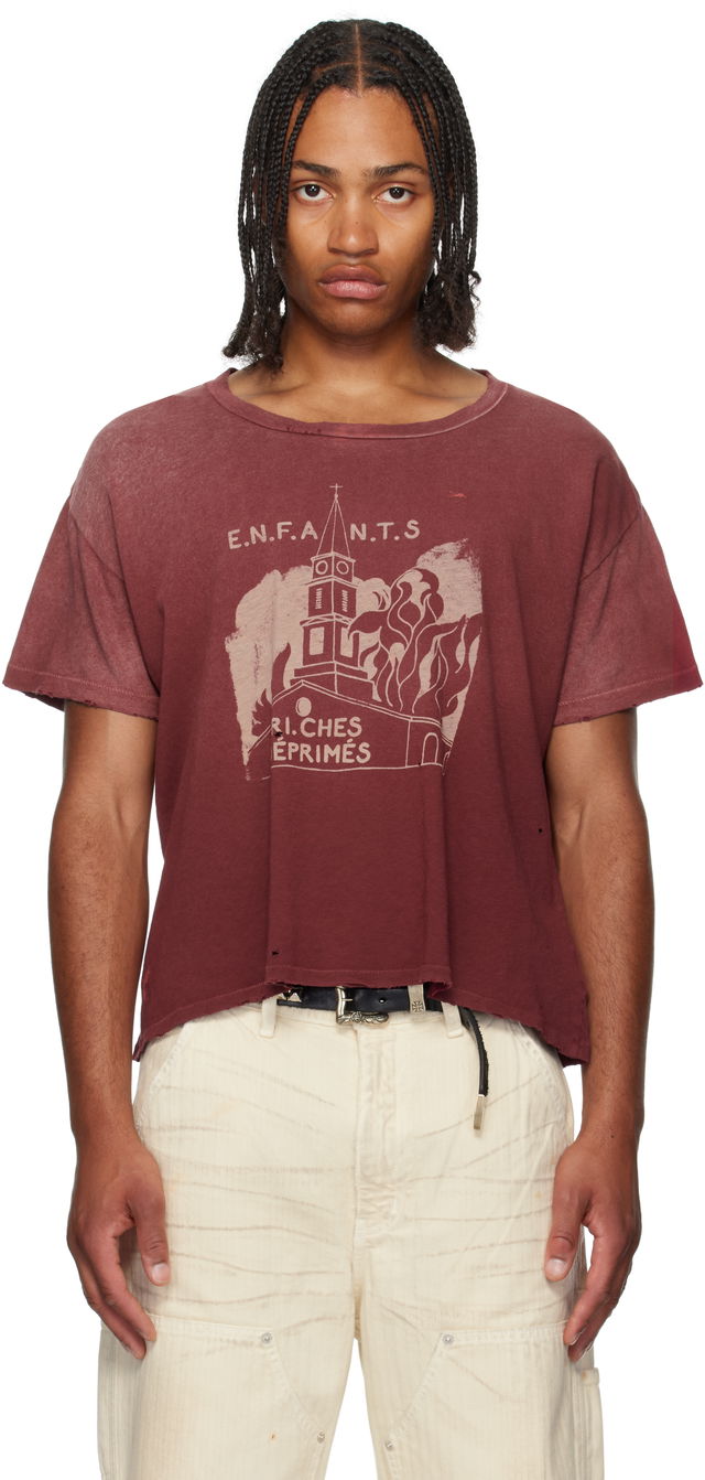Enfants Riches Déprimés Burning Church Graphic T-Shirt