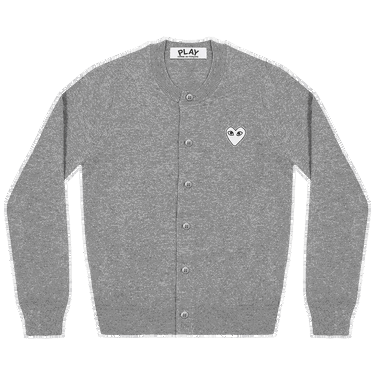 Пуловер Comme des Garçons PLAY Heart Cardigan Сиво | AZ N065 051 1, 0