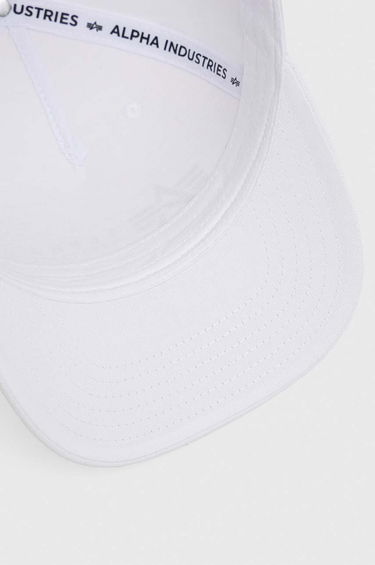 Шапка с козирка Alpha Industries Cap Бяло | 126912.09, 3