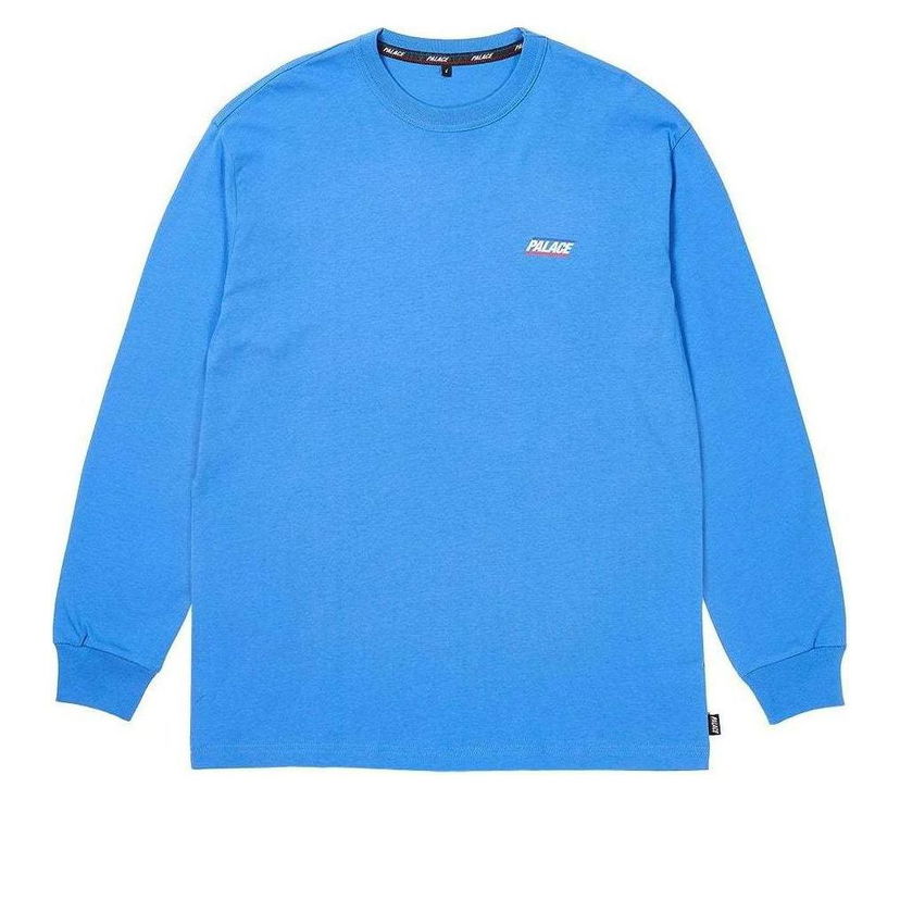 Тениска Palace Long-Sleeve T-shirt Синьо | P26LS010
