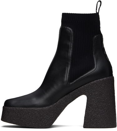 Чорапи Stella McCartney Stella McCartney Skyla Heeled Sock Chelsea Boots Черно | 810440APADE0, 2