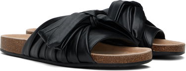Кецове и обувки JW Anderson JW Anderson Bow Flat Sandals Черно | SN0103-LA0161, 3