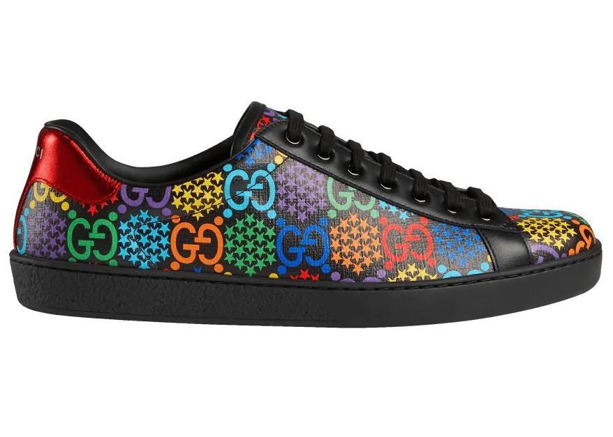Кецове и обувки Gucci Psychadelic Ace Black Multi Черно | 610085 H2020 1110, 0