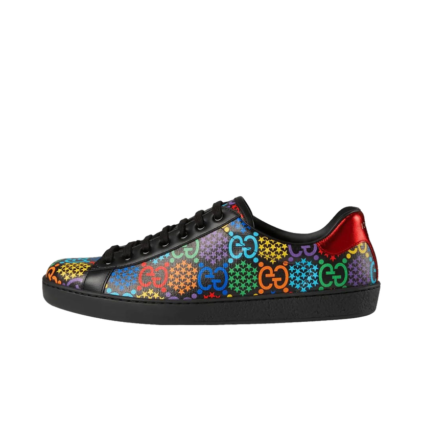 Кецове и обувки Gucci Psychadelic Ace Black Multi Черно | 610085 H2020 1110