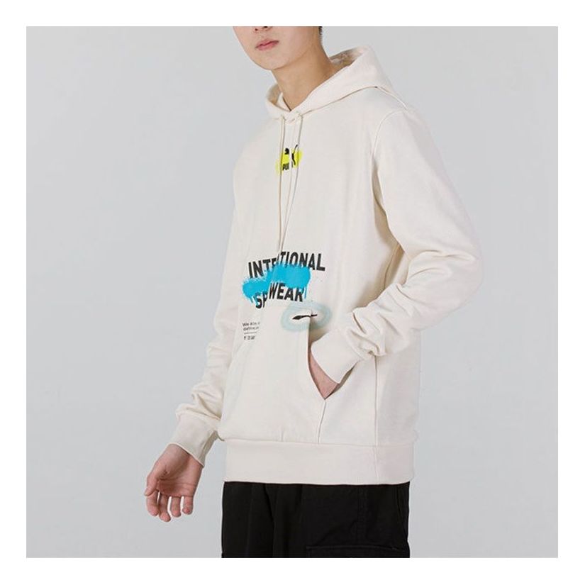 Суитчър Puma Logo Print Hoodie Бяло | 536305-65, 0