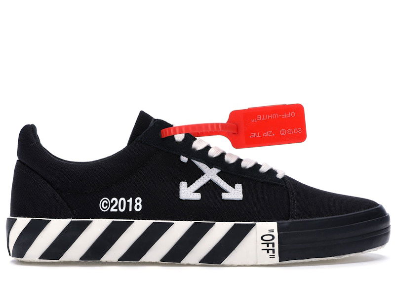 Кецове и обувки Off-White Vulc Low Black (Updated Stripes) Черно | OMIA085R198000161000, 0