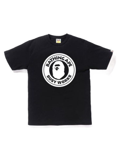 Тениска BAPE Bicolor Busyworks Tee Черно | 1I30-110-025