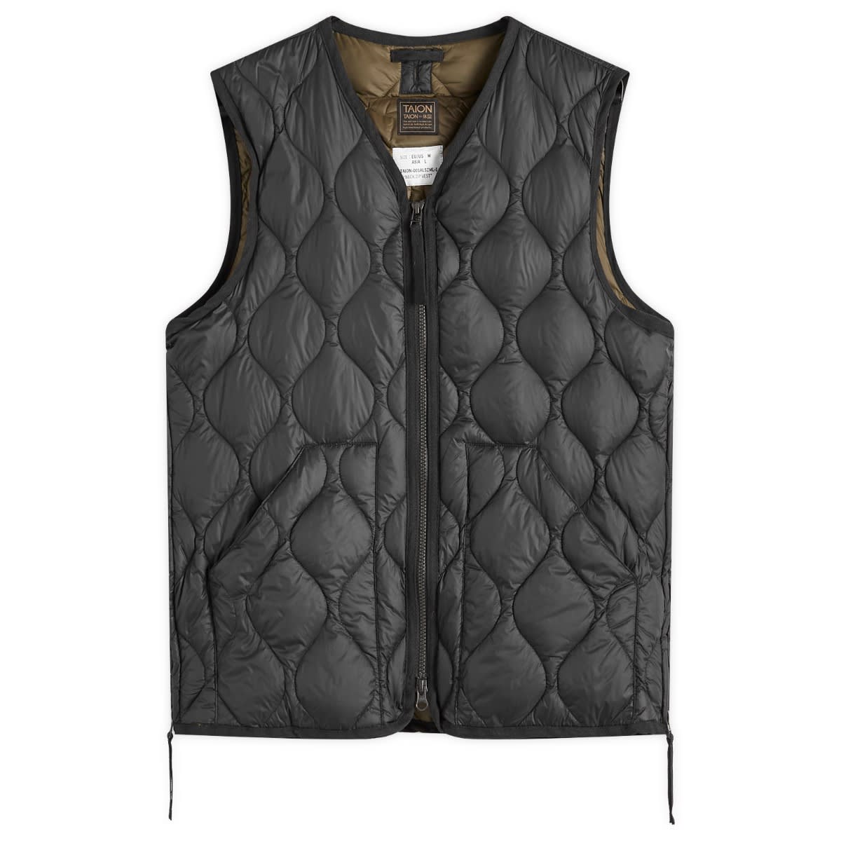 Жилетка TAION Lightweight Zip Down Vest Черно | TAION-001ALSZML-1-BLK, 0