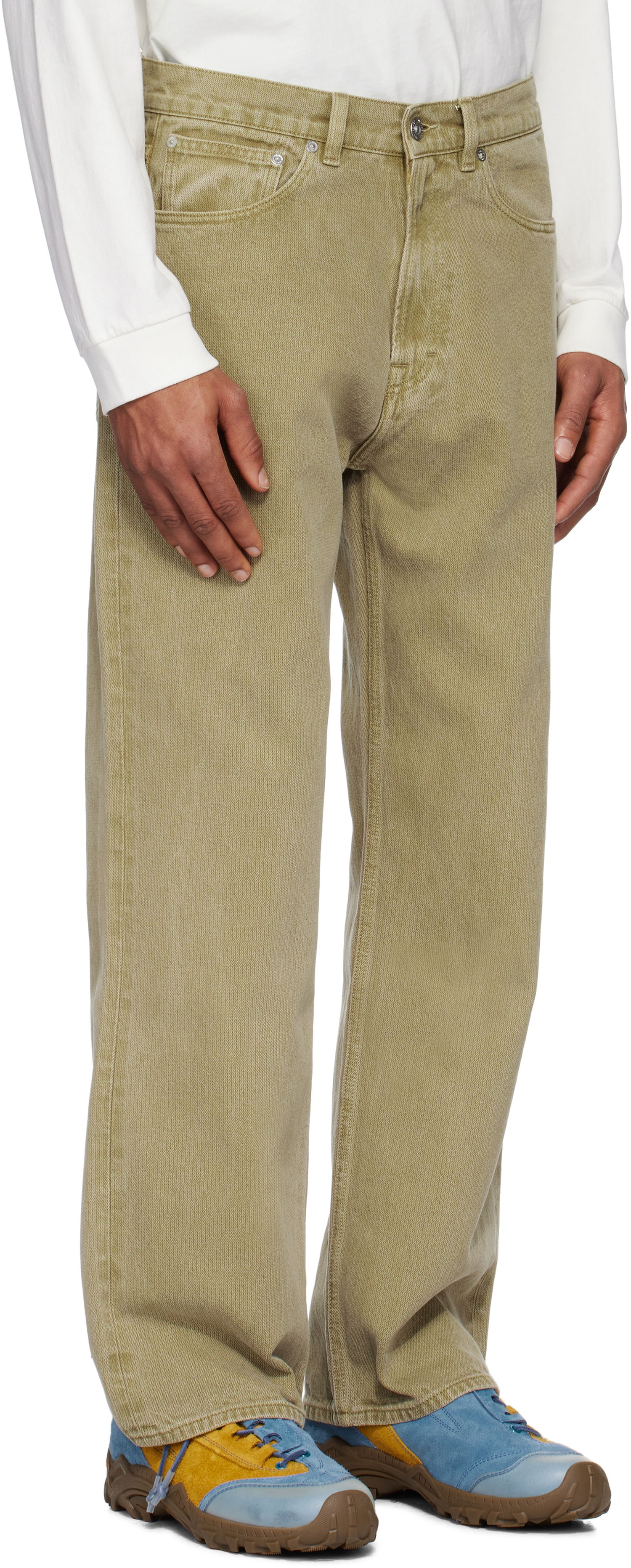 Дънки OUR LEGACY Our Legacy Third Cut Jeans Зелено | M2255TDG, 1