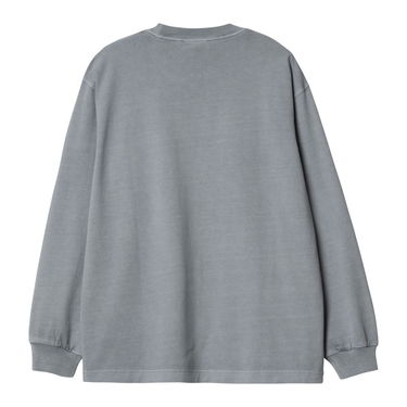 Тениска Carhartt WIP L/S Vista T-Shirt "Mirror garment dyed" Сиво | I030779_1NK_GD, 5