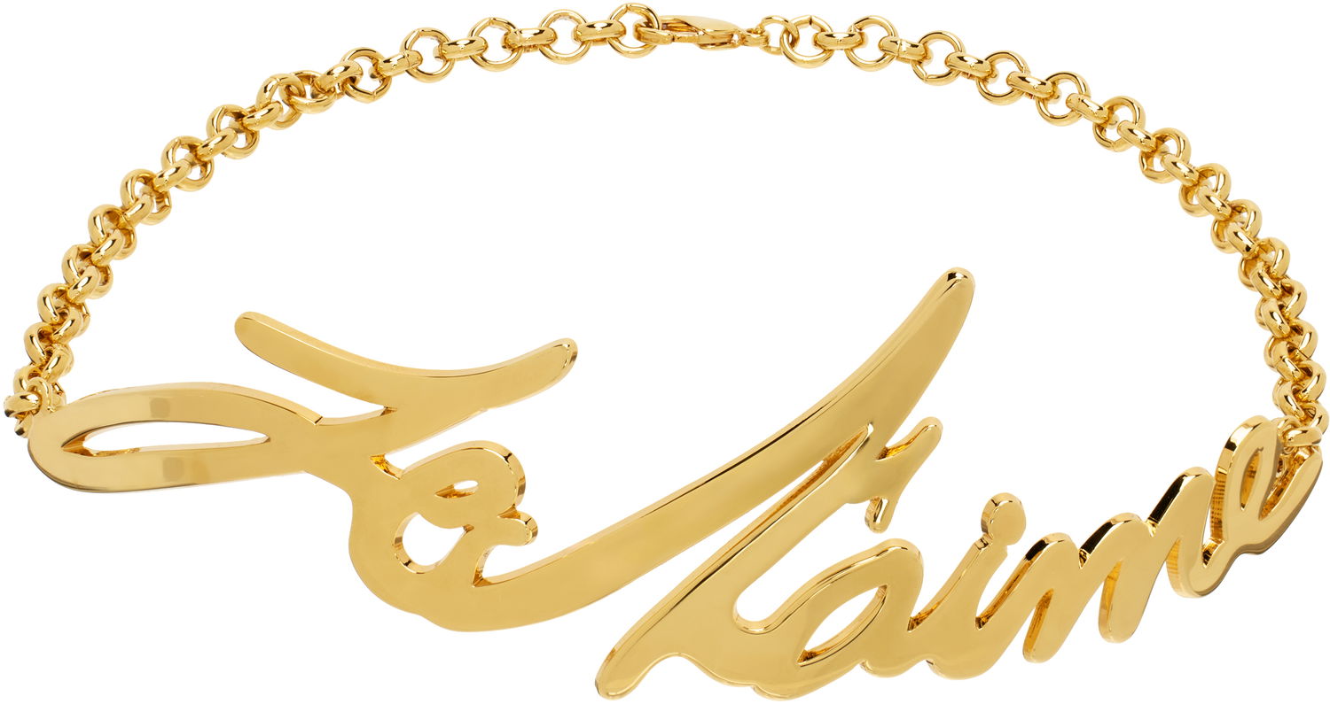 Гривна Balmain Balmain 'I Love You' Choker Жълто | EN1XD442MBRA, 0
