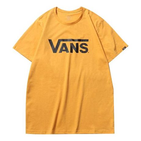 Тениска Vans Classic Logo Casual T-Shirt Жълто | VN0A4MM650X