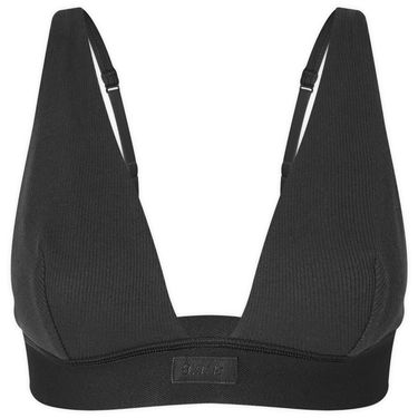 Сутиен SKIMS Rib Plunge Bralette Черно | BR-PLG-0037-ST, 0