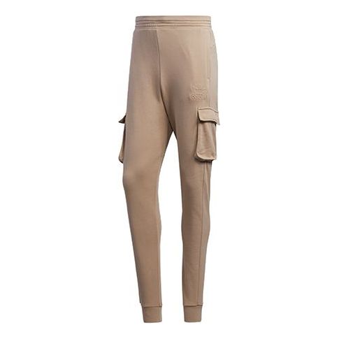 Карго панталони adidas Originals Embossed Cargo Pants Бежово | GT7286