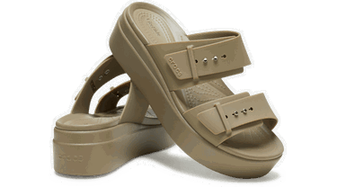 Кецове и обувки Crocs Brooklyn Low Sandals Бежово | 207431-260, 1