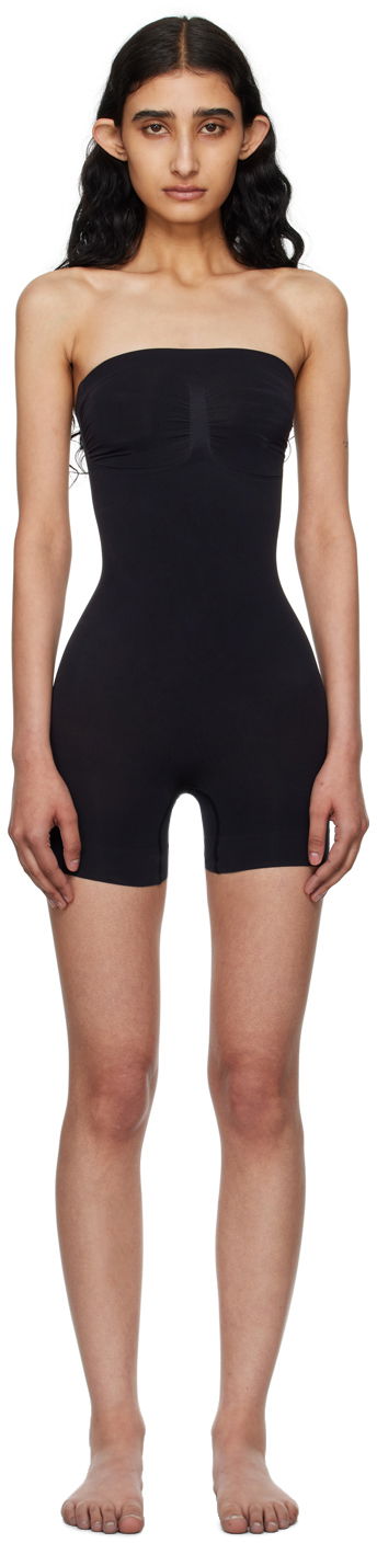 боди SKIMS SKIMS Seamless Sculpt Strapless Shortie Bodysuit Черно | BD-MDT-2914, 0