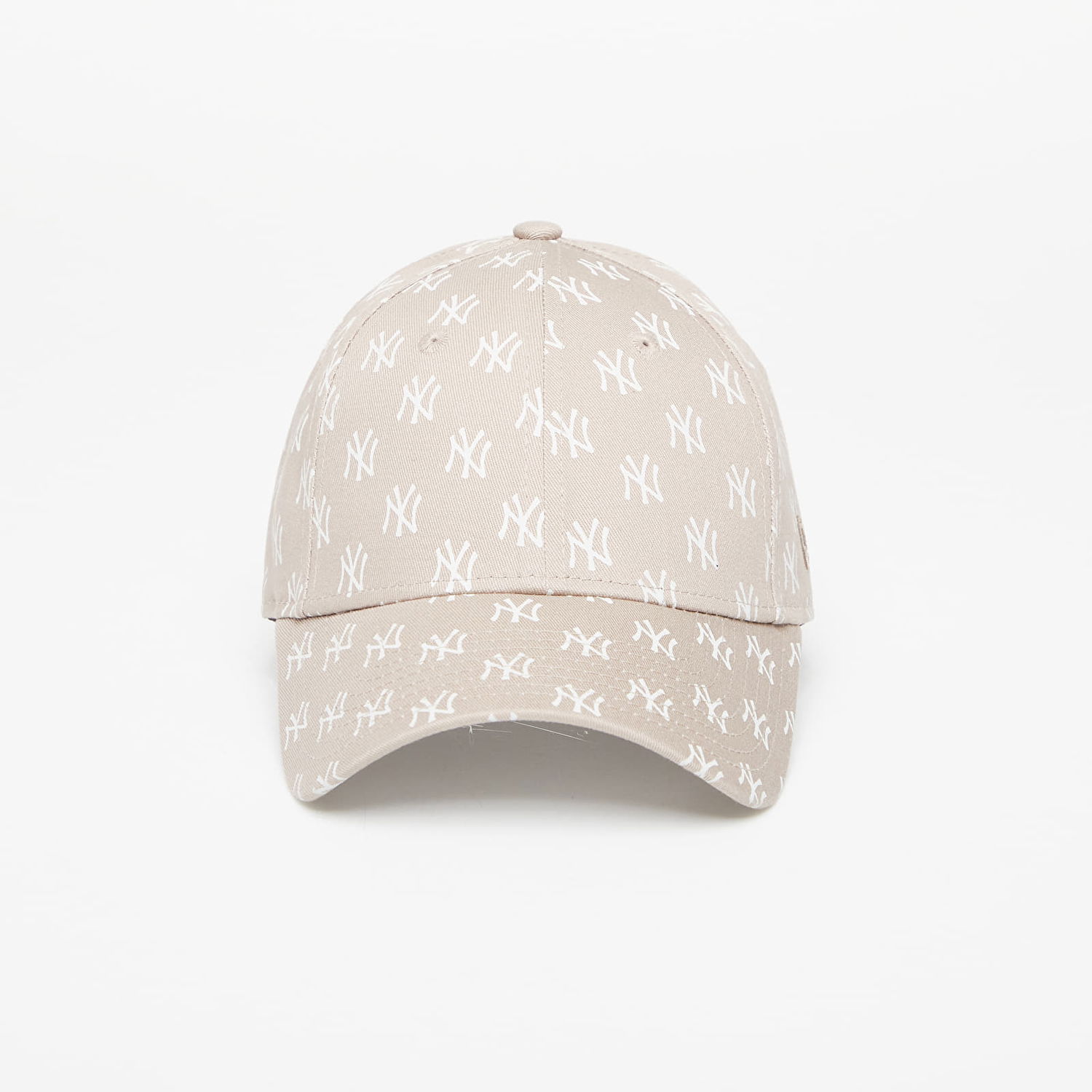 Шапка с козирка New Era New York Yankees Womens Monogram 9FORTY Adjustable Cap Бежово | 60434992, 0