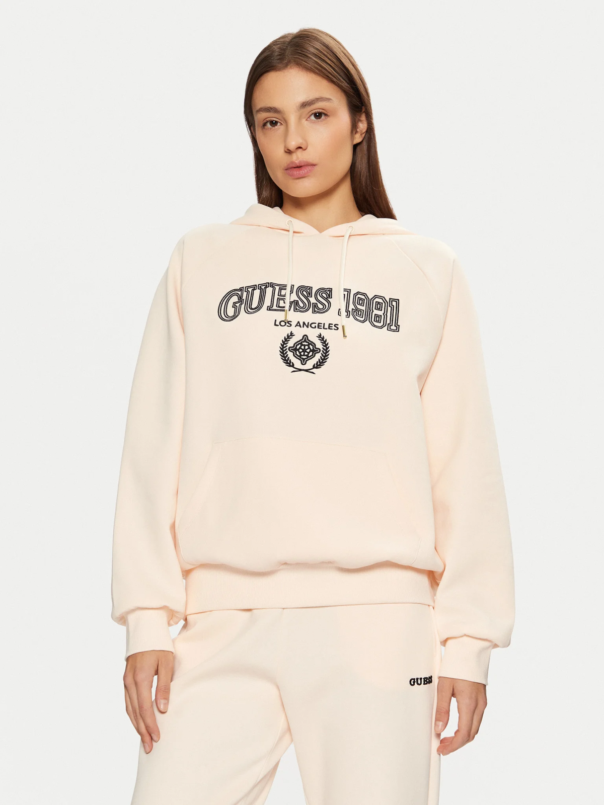 Суитчър GUESS Guess Margaret Hoodie Розово | V5RQ02KCLD1-G6F4, 0