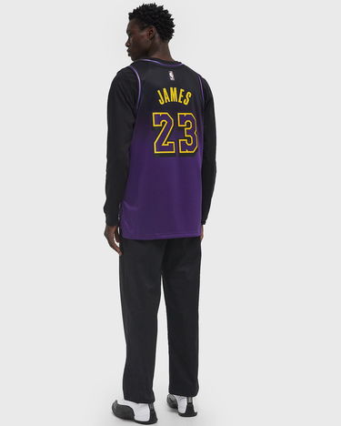 Фланелка Nike NBA Swingman LeBron James Lakers City Edition Jersey 2024/25 Лилаво | FQ4346-504, 3