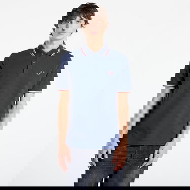 Поло тениска Fred Perry Fred Perry Twin Tipped Polo Shirt Тъмно синьо | M3600 Z57, 0
