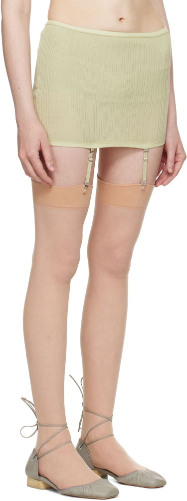 Пола LEMAIRE Lemaire Underwear Suspenders Miniskirt Зелено | PA1167 LK1017, 1