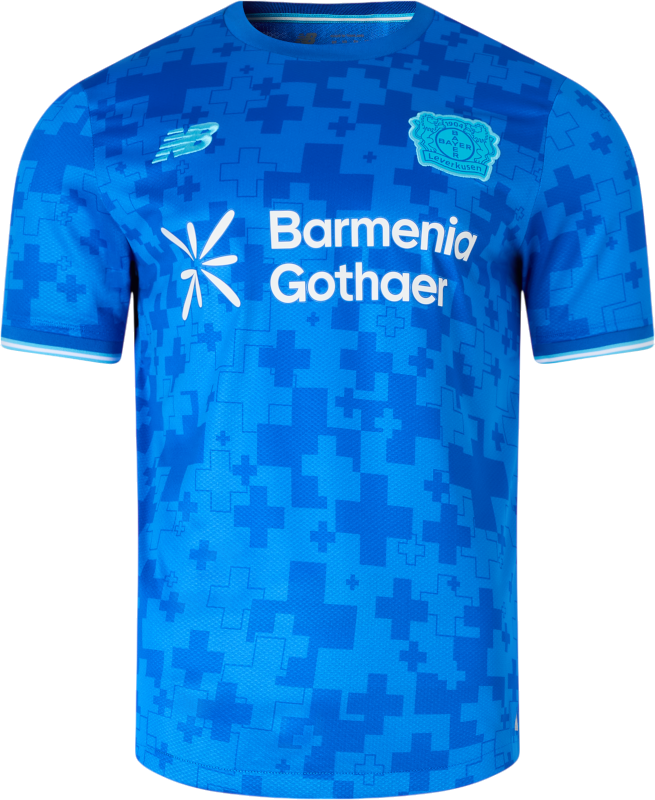 Фланелка New Balance Bayer 04 Leverkusen Third Jersey 2025/2026 Синьо | mt230565-thd, 1