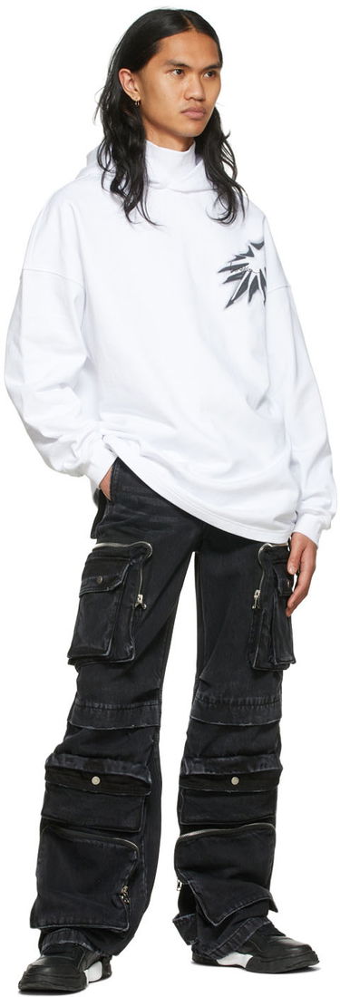 Суитчър We11done Graphic Print Cotton Turtleneck Бяло | WD-TH1-22-702-U-WH, 3