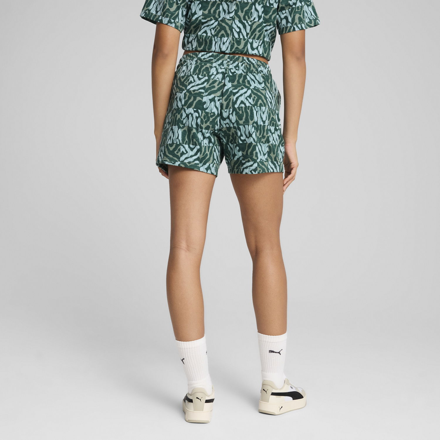 Къси панталони Puma ESS Graphic 5" Mid Rise Shorts Зелено | 685073_30, 1