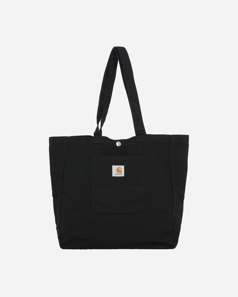 Голяма пазарска чанта Carhartt WIP Bayfield Tote Bag Black Rinsed Черно | I031403 8902