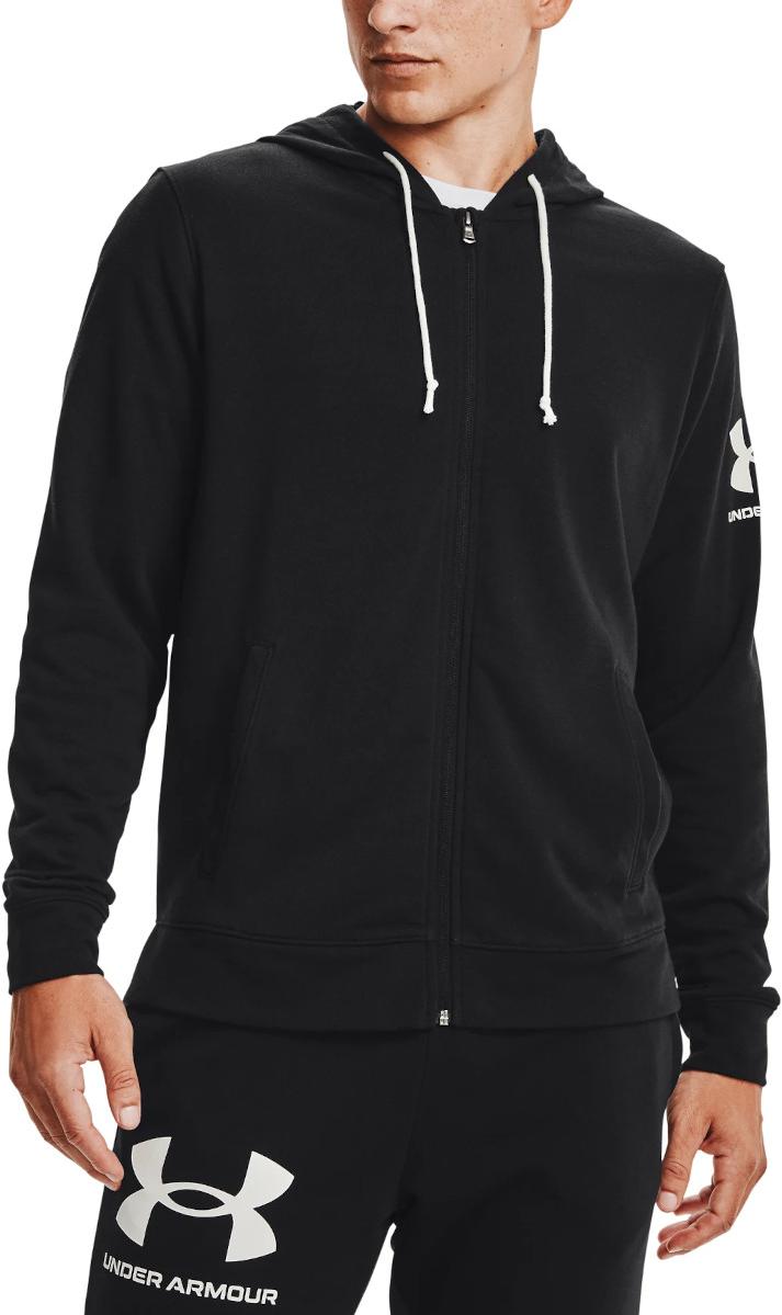 Суитчър Under Armour RIVAL TERRY Full-Zip Hoodie Черно | 1361606-001