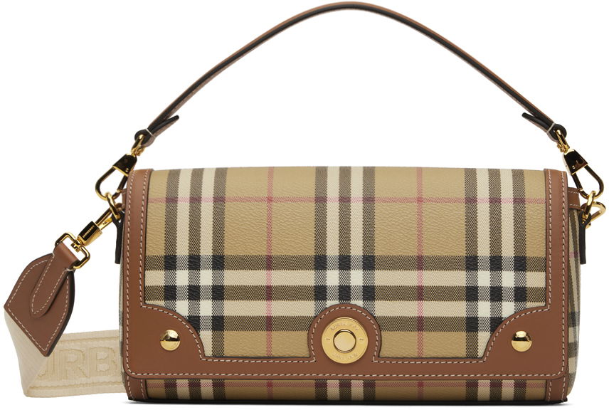 Облекло Burberry Beige Small Note Crossbody Bag Бежово | 8092048, 0