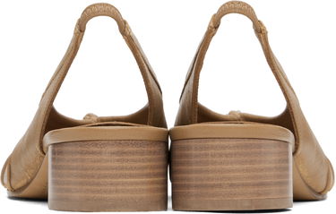 Кецове и обувки Maison Margiela Maison Margiela Tabi Ballerina Slingback Heels Лилаво | S58WZ0141 P6378, 4