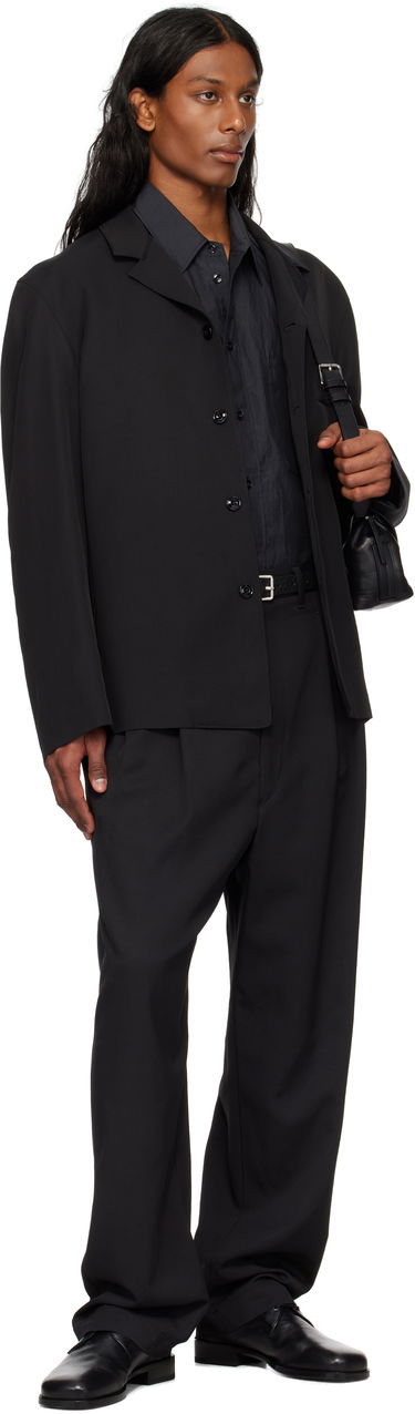 Яке LEMAIRE Lemaire Tailored Shirt Jacket Черно | JA1064 LF1362, 4