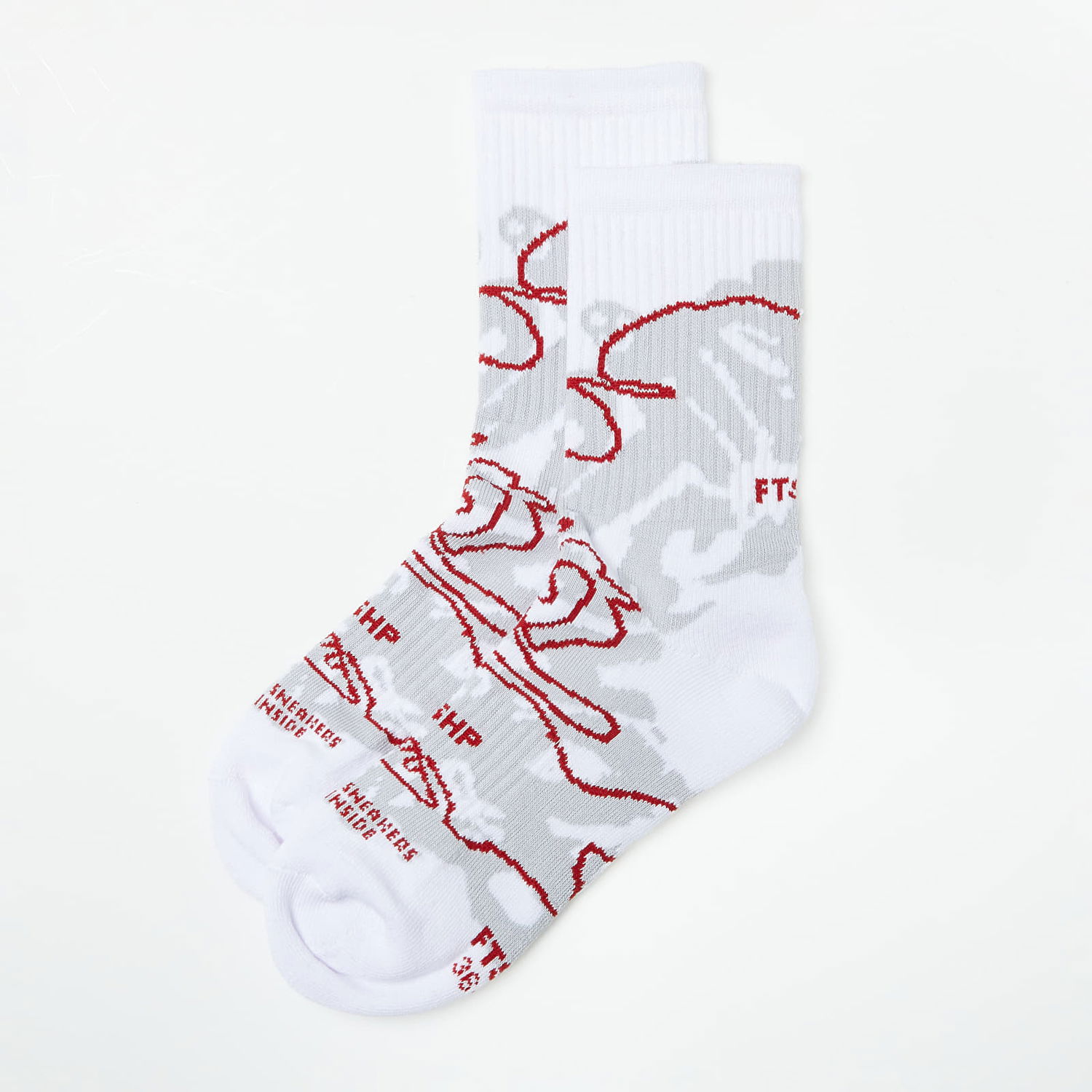 Чорапи Footshop The More Basketball Socks Сиво | FTSHP_321, 1