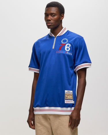 Фланелка Mitchell & Ness NBA SHOOTING SHIRT 76ERS 1966 Синьо | ASSH5698-P7666PPPROYA, 1