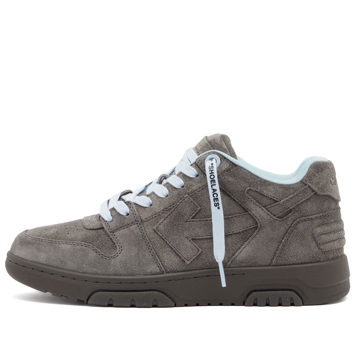 Кецове и обувки Off-White Out Of Office Full Suede Sneaker Сиво | OWIA259C99LEA0160707, 0
