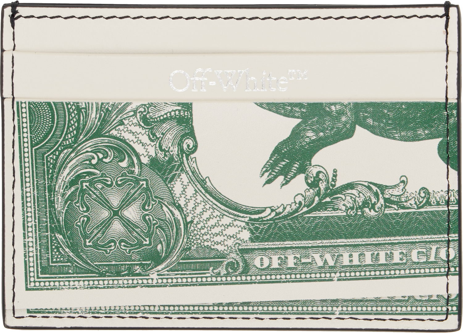 Портфейл Off-White Off-White Currency Card Holder Бяло | OMND09DS25LEA0010157, 0