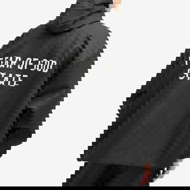 Парка Fear of God ESSENTIALS Textured Nylon Hooded Jacket Черно | 202BT246370F, 3
