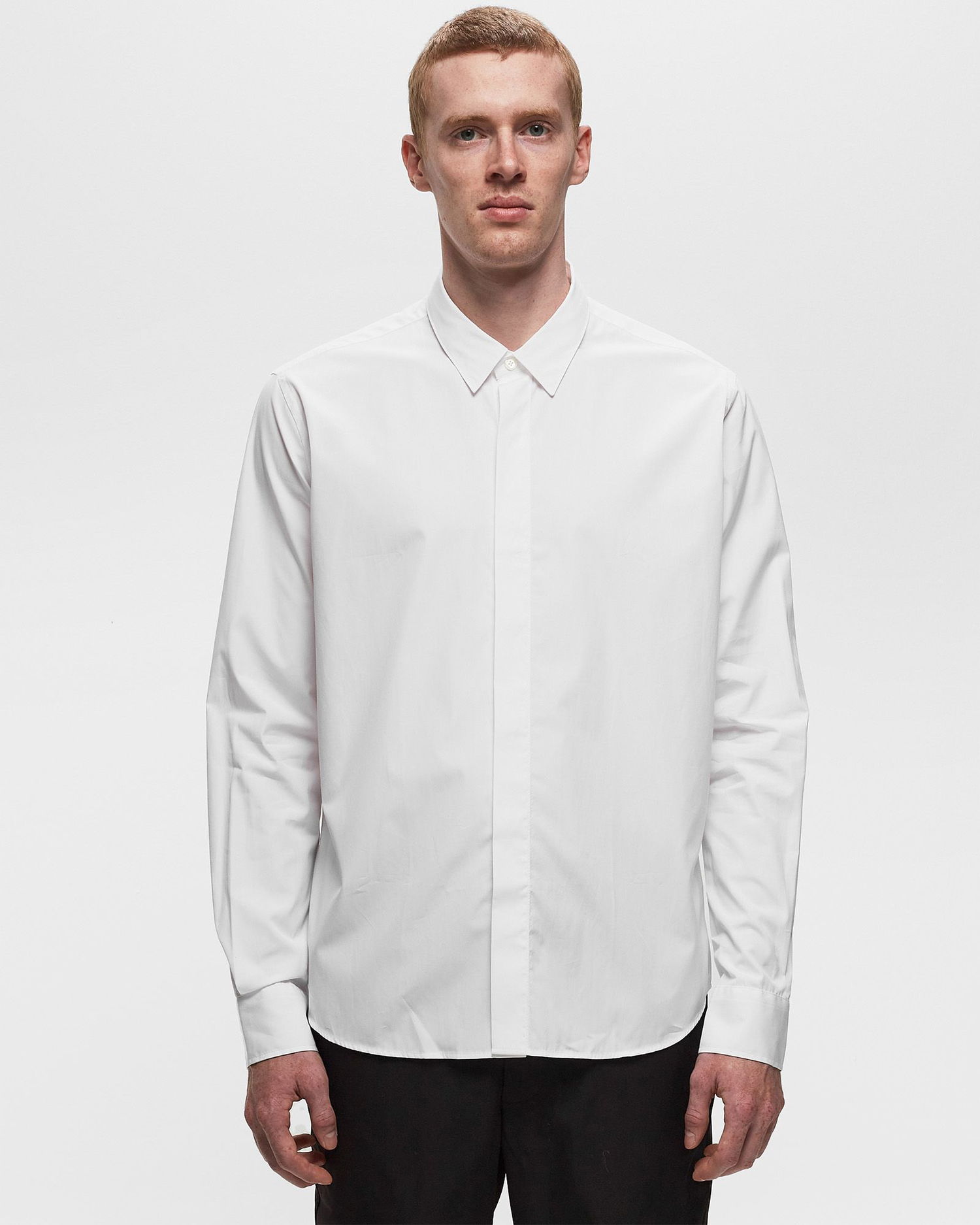 Риза AMI Paris Shirt Бяло | USH150.CO0045-100, 1