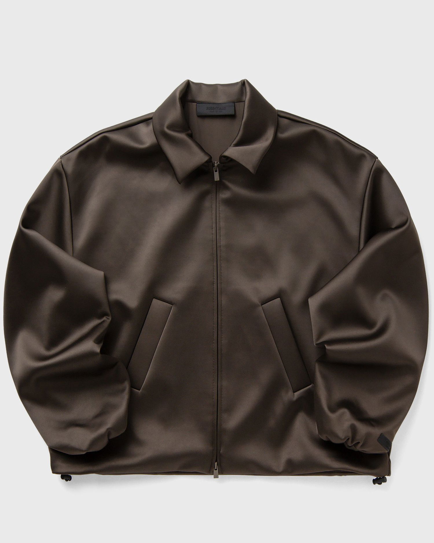 Яке бомбър Fear of God Fear of God Essentials Satin Nylon Bomber Jacket Кафяво | 202HO245395FW-020, 0