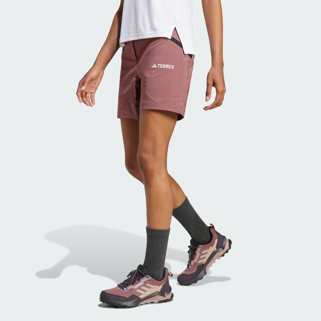 Къси панталони adidas Performance Terrex Xperior Mid Shorts Лилаво | JG3709, 0