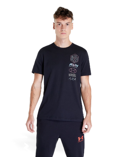 Тениска Under Armour Run Anywhere Tee V2 Черно | 1374424-001