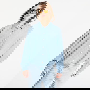 Риза CALVIN KLEIN Calvin Klein Jeans Cropped Ls Shirt Синьо | LV047E901G 346, 0