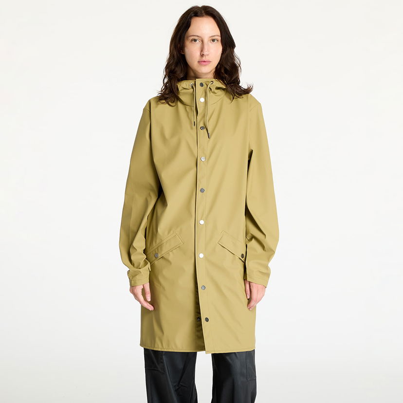 Парка Rains Long Jacket W3 UNISEX Khaki Зелено | 12020 44 Khaki