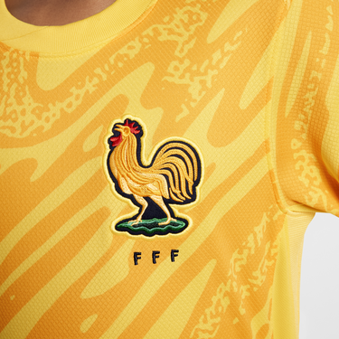 Фланелка Nike FFF Stadium 2024/25 Dri-FIT Replica Goalkeeper Jersey Жълто | FJ1585-720, 4