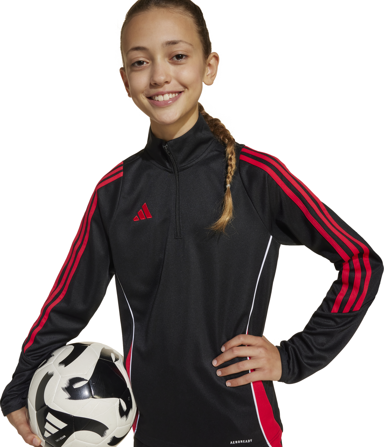 Суитчър adidas Performance Tiro 24 Training 1/4 Zip Top Черно | JP2493, 1