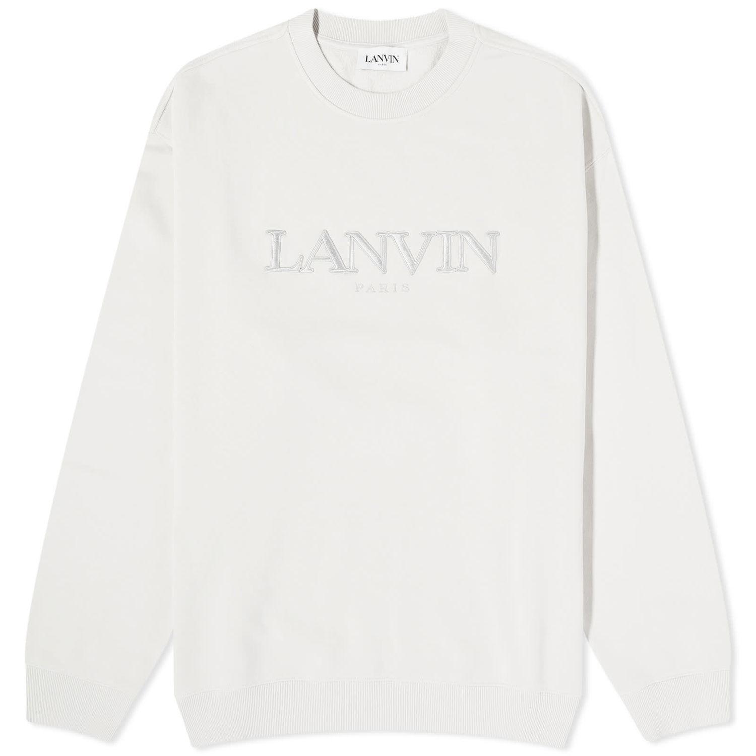 Суитчър LANVIN Lanvin Embroidered Crew Sweatshirt Бяло | RM-SS0004-J210-A23-04, 0